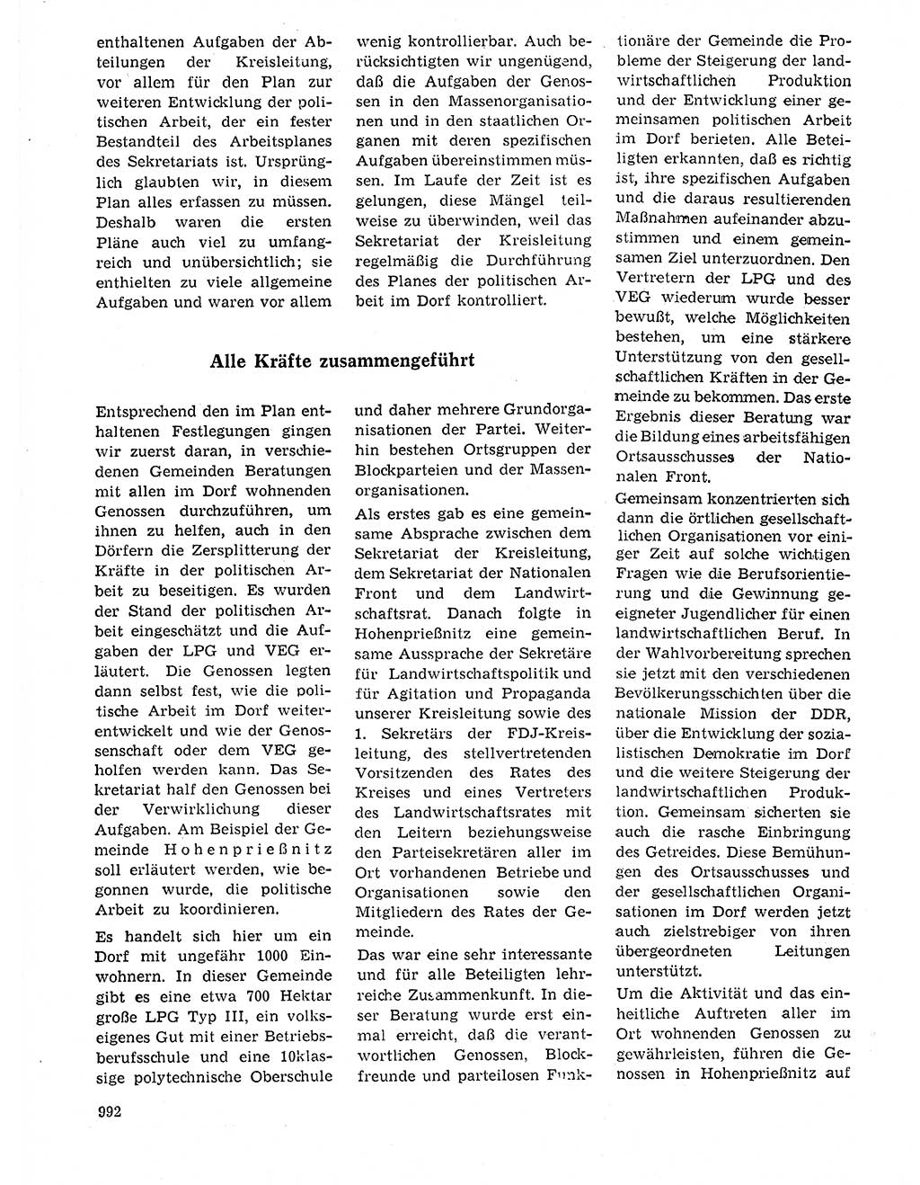 Neuer Weg (NW), Organ des Zentralkomitees (ZK) der SED (Sozialistische Einheitspartei Deutschlands) für Fragen des Parteilebens, 20. Jahrgang [Deutsche Demokratische Republik (DDR)] 1965, Seite 976 (NW ZK SED DDR 1965, S. 976)