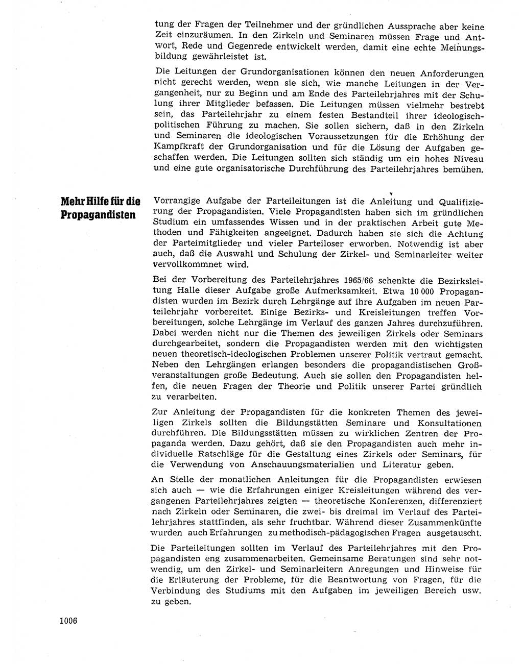 Neuer Weg (NW), Organ des Zentralkomitees (ZK) der SED (Sozialistische Einheitspartei Deutschlands) für Fragen des Parteilebens, 20. Jahrgang [Deutsche Demokratische Republik (DDR)] 1965, Seite 990 (NW ZK SED DDR 1965, S. 990)