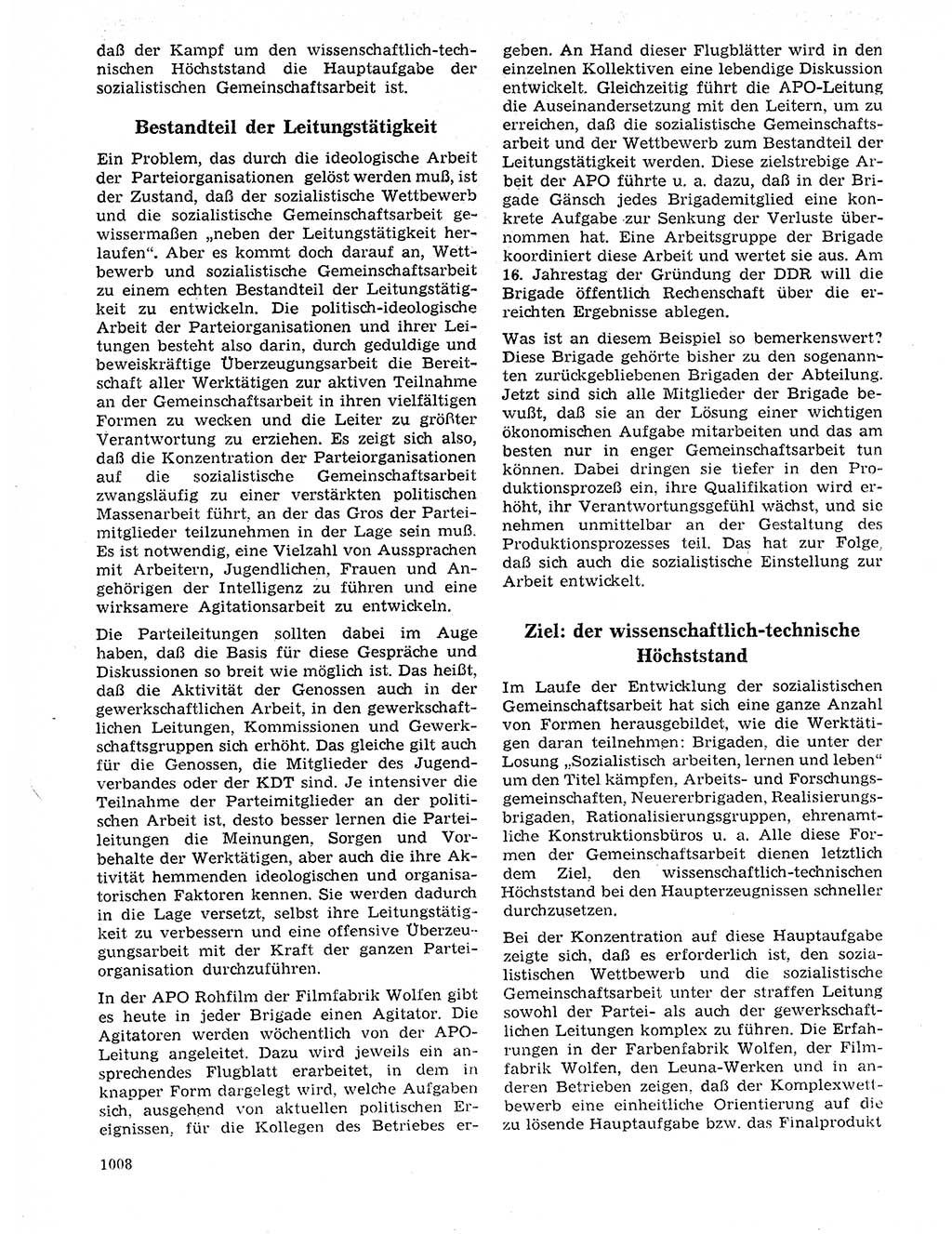 Neuer Weg (NW), Organ des Zentralkomitees (ZK) der SED (Sozialistische Einheitspartei Deutschlands) für Fragen des Parteilebens, 20. Jahrgang [Deutsche Demokratische Republik (DDR)] 1965, Seite 992 (NW ZK SED DDR 1965, S. 992)