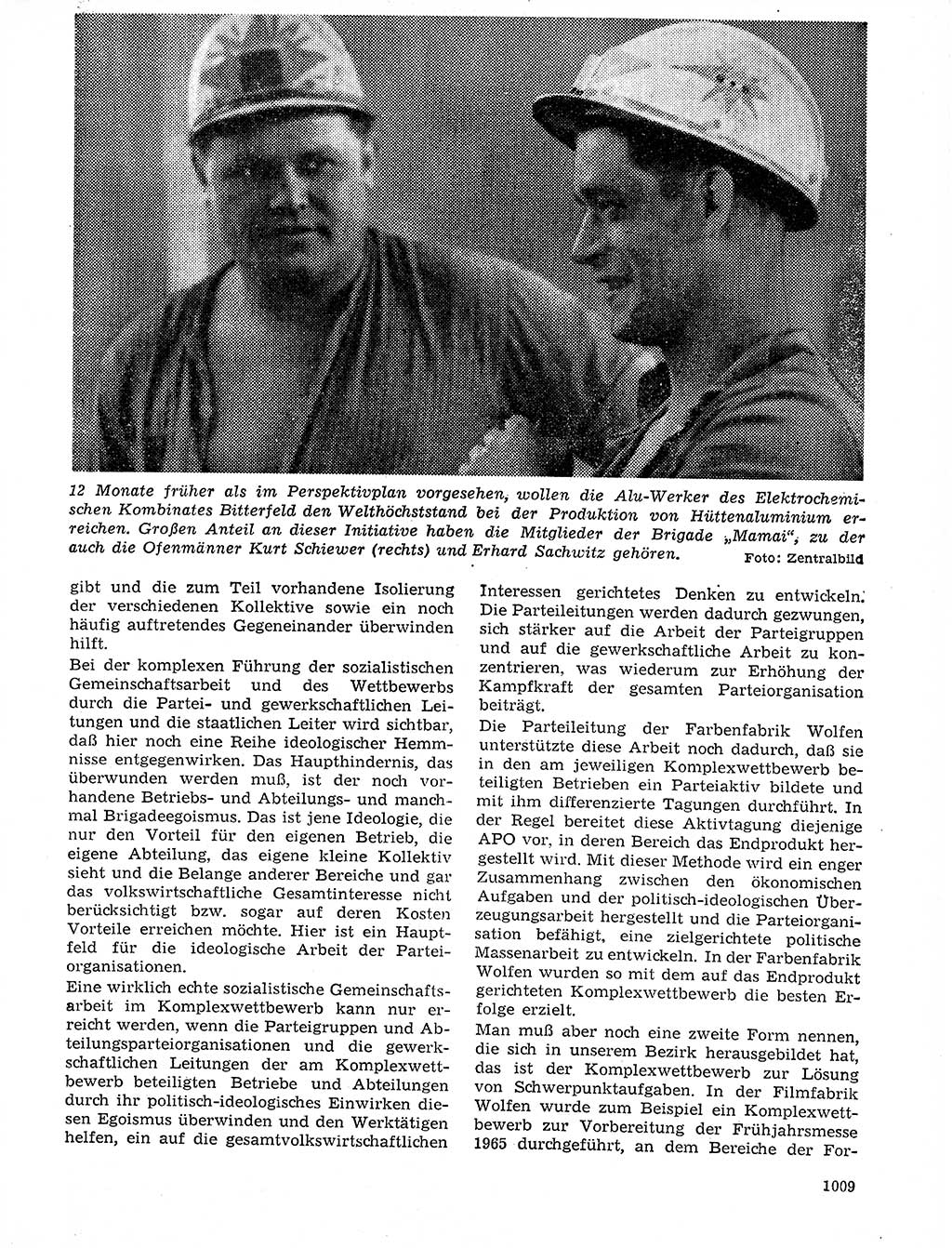 Neuer Weg (NW), Organ des Zentralkomitees (ZK) der SED (Sozialistische Einheitspartei Deutschlands) für Fragen des Parteilebens, 20. Jahrgang [Deutsche Demokratische Republik (DDR)] 1965, Seite 993 (NW ZK SED DDR 1965, S. 993)