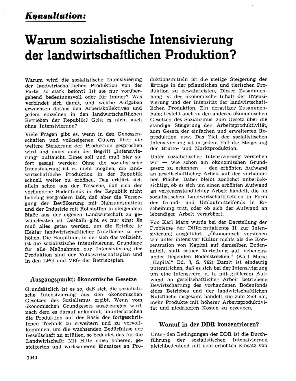 Neuer Weg (NW), Organ des Zentralkomitees (ZK) der SED (Sozialistische Einheitspartei Deutschlands) für Fragen des Parteilebens, 20. Jahrgang [Deutsche Demokratische Republik (DDR)] 1965, Seite 1024 (NW ZK SED DDR 1965, S. 1024)