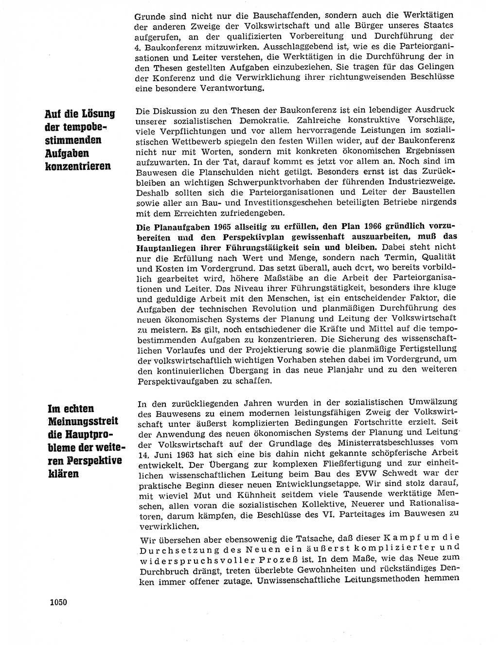 Neuer Weg (NW), Organ des Zentralkomitees (ZK) der SED (Sozialistische Einheitspartei Deutschlands) für Fragen des Parteilebens, 20. Jahrgang [Deutsche Demokratische Republik (DDR)] 1965, Seite 1034 (NW ZK SED DDR 1965, S. 1034)