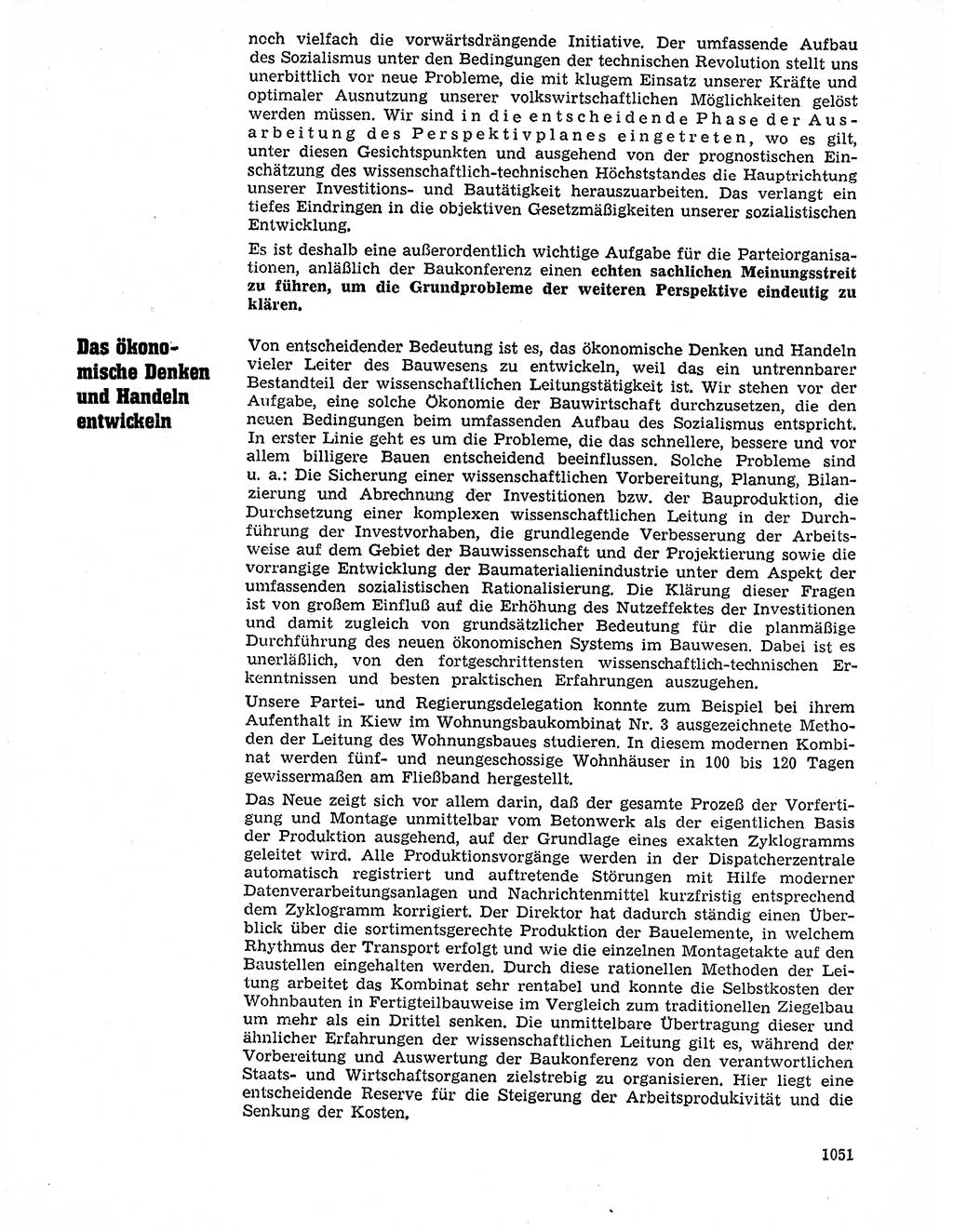 Neuer Weg (NW), Organ des Zentralkomitees (ZK) der SED (Sozialistische Einheitspartei Deutschlands) für Fragen des Parteilebens, 20. Jahrgang [Deutsche Demokratische Republik (DDR)] 1965, Seite 1035 (NW ZK SED DDR 1965, S. 1035)