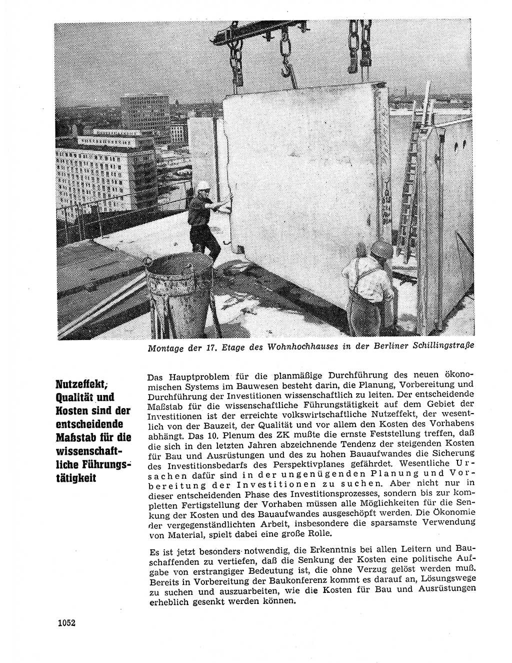 Neuer Weg (NW), Organ des Zentralkomitees (ZK) der SED (Sozialistische Einheitspartei Deutschlands) für Fragen des Parteilebens, 20. Jahrgang [Deutsche Demokratische Republik (DDR)] 1965, Seite 1036 (NW ZK SED DDR 1965, S. 1036)