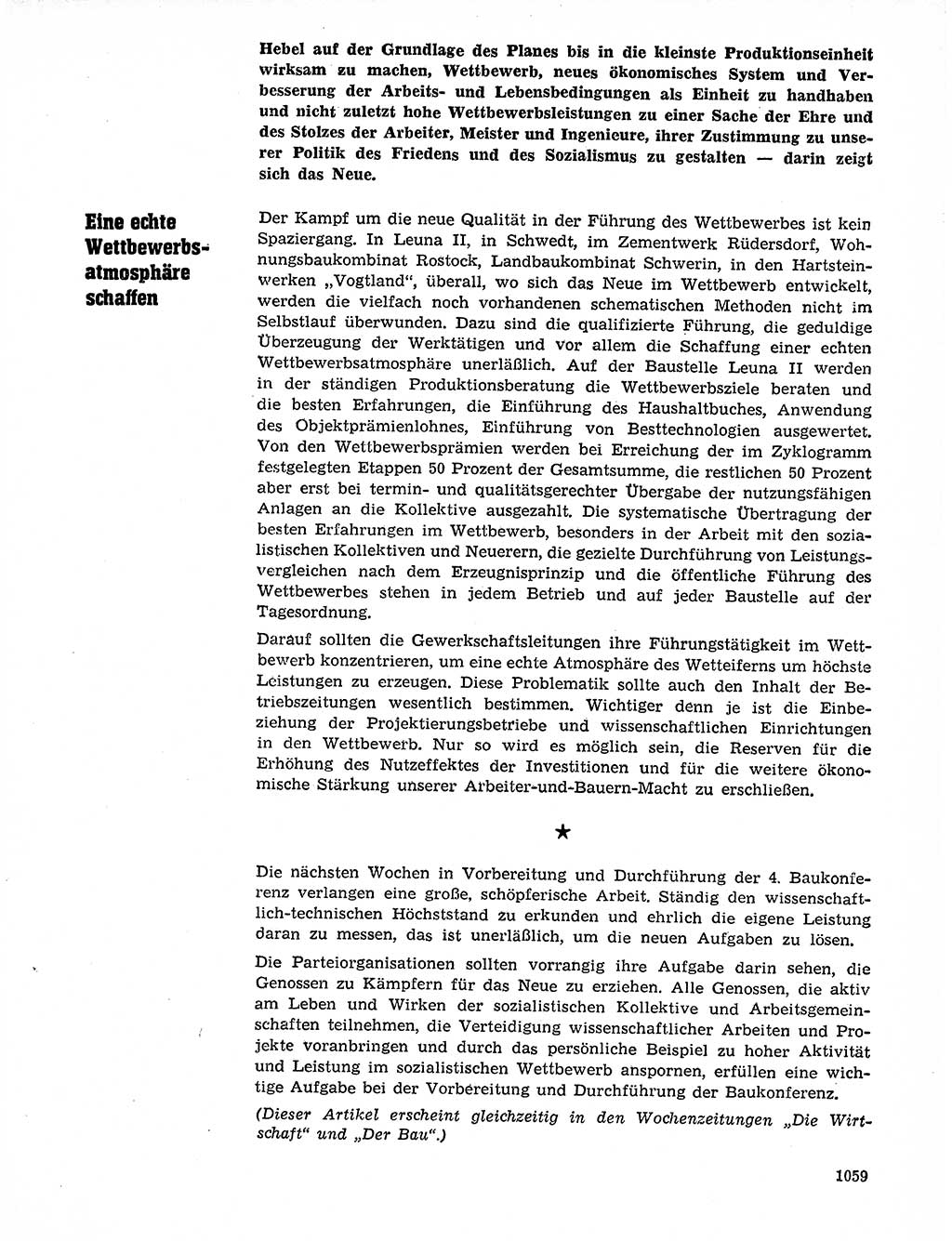 Neuer Weg (NW), Organ des Zentralkomitees (ZK) der SED (Sozialistische Einheitspartei Deutschlands) für Fragen des Parteilebens, 20. Jahrgang [Deutsche Demokratische Republik (DDR)] 1965, Seite 1043 (NW ZK SED DDR 1965, S. 1043)