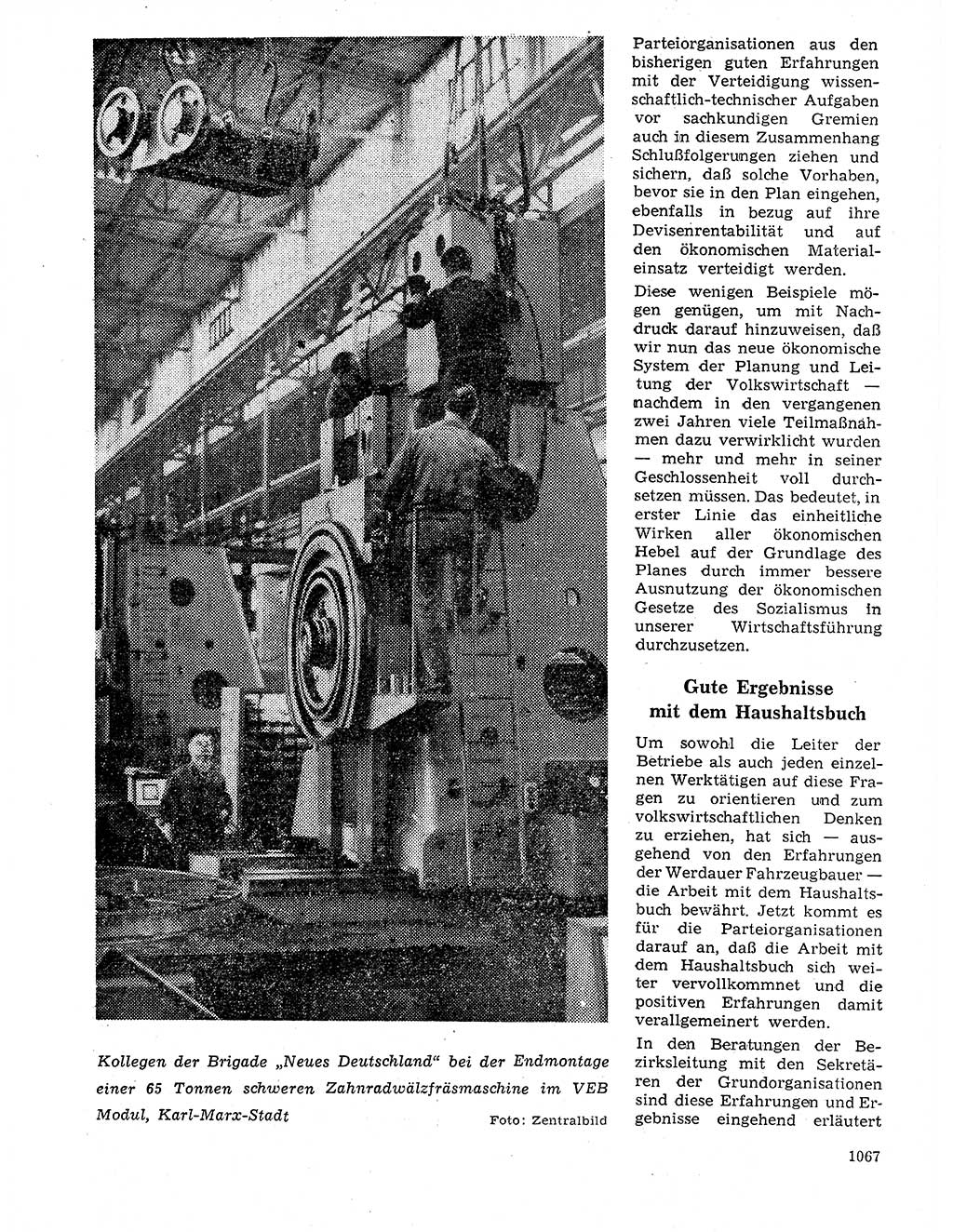 Neuer Weg (NW), Organ des Zentralkomitees (ZK) der SED (Sozialistische Einheitspartei Deutschlands) für Fragen des Parteilebens, 20. Jahrgang [Deutsche Demokratische Republik (DDR)] 1965, Seite 1051 (NW ZK SED DDR 1965, S. 1051)