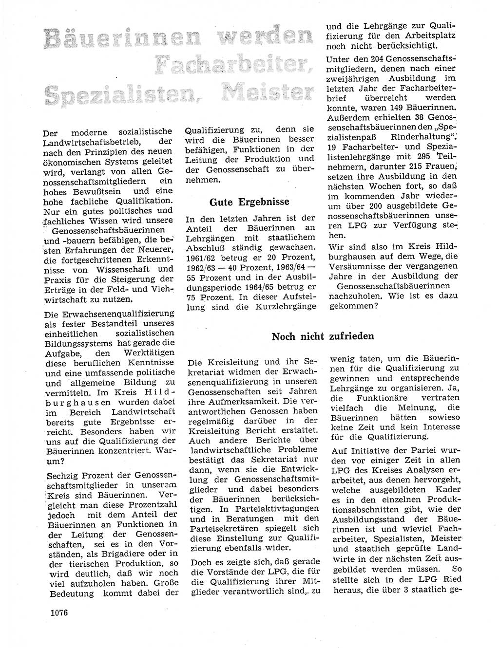 Neuer Weg (NW), Organ des Zentralkomitees (ZK) der SED (Sozialistische Einheitspartei Deutschlands) für Fragen des Parteilebens, 20. Jahrgang [Deutsche Demokratische Republik (DDR)] 1965, Seite 1060 (NW ZK SED DDR 1965, S. 1060)