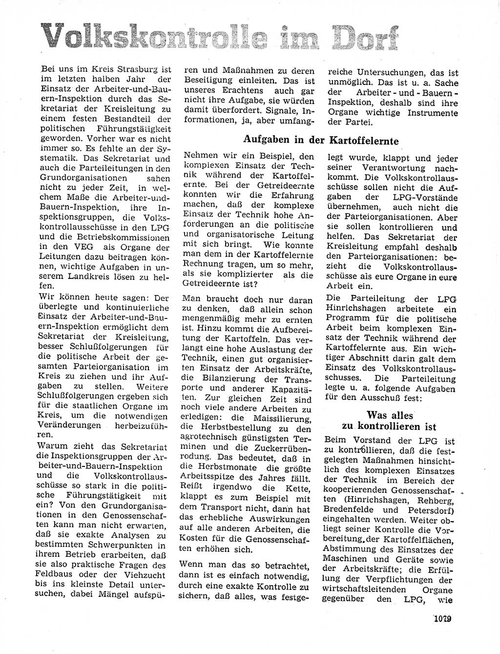 Neuer Weg (NW), Organ des Zentralkomitees (ZK) der SED (Sozialistische Einheitspartei Deutschlands) für Fragen des Parteilebens, 20. Jahrgang [Deutsche Demokratische Republik (DDR)] 1965, Seite 1063 (NW ZK SED DDR 1965, S. 1063)