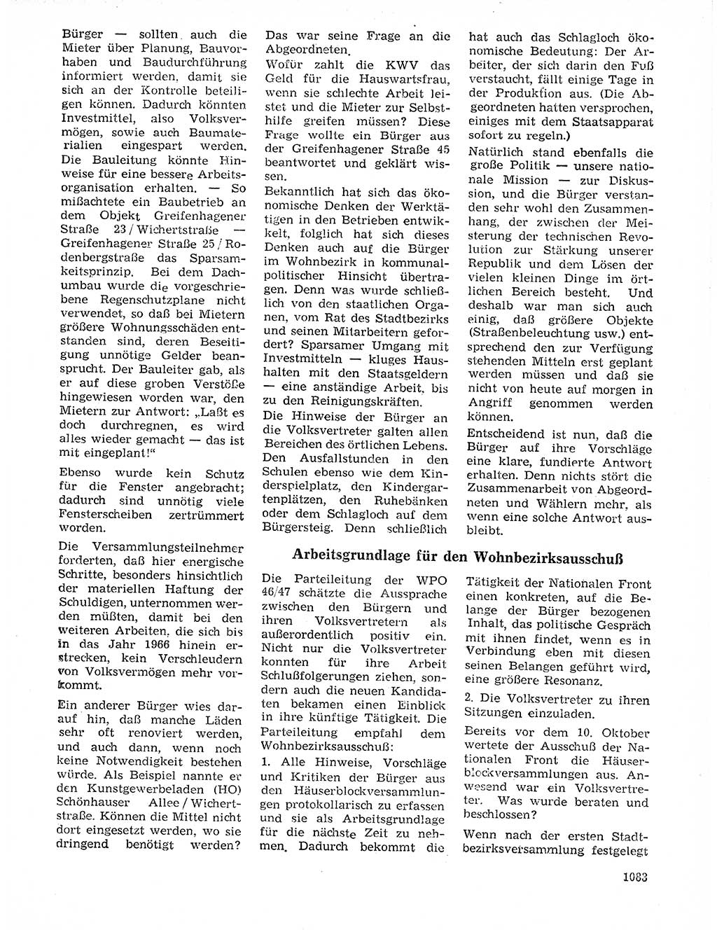 Neuer Weg (NW), Organ des Zentralkomitees (ZK) der SED (Sozialistische Einheitspartei Deutschlands) für Fragen des Parteilebens, 20. Jahrgang [Deutsche Demokratische Republik (DDR)] 1965, Seite 1067 (NW ZK SED DDR 1965, S. 1067)