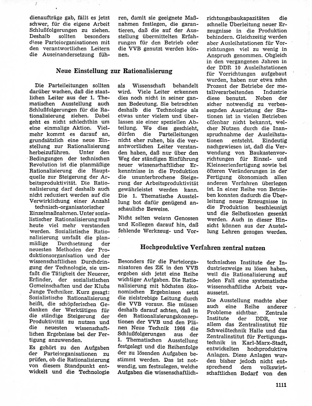 Neuer Weg (NW), Organ des Zentralkomitees (ZK) der SED (Sozialistische Einheitspartei Deutschlands) für Fragen des Parteilebens, 20. Jahrgang [Deutsche Demokratische Republik (DDR)] 1965, Seite 1095 (NW ZK SED DDR 1965, S. 1095)