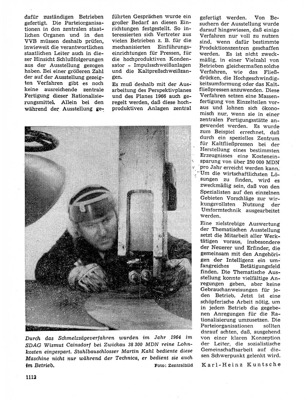 Neuer Weg (NW), Organ des Zentralkomitees (ZK) der SED (Sozialistische Einheitspartei Deutschlands) für Fragen des Parteilebens, 20. Jahrgang [Deutsche Demokratische Republik (DDR)] 1965, Seite 1096 (NW ZK SED DDR 1965, S. 1096)