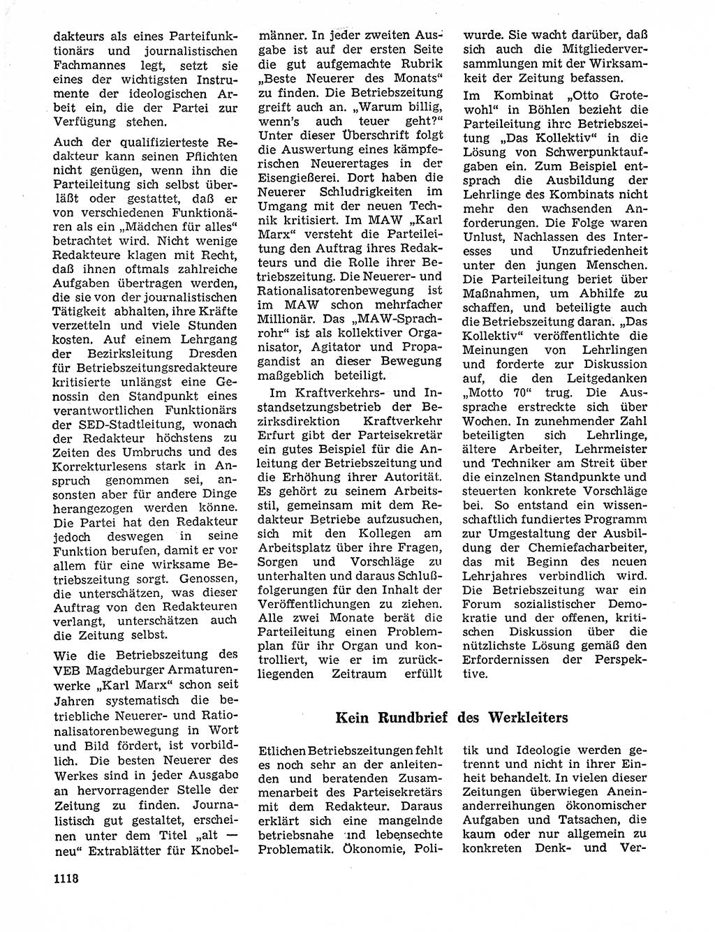Neuer Weg (NW), Organ des Zentralkomitees (ZK) der SED (Sozialistische Einheitspartei Deutschlands) für Fragen des Parteilebens, 20. Jahrgang [Deutsche Demokratische Republik (DDR)] 1965, Seite 1102 (NW ZK SED DDR 1965, S. 1102)