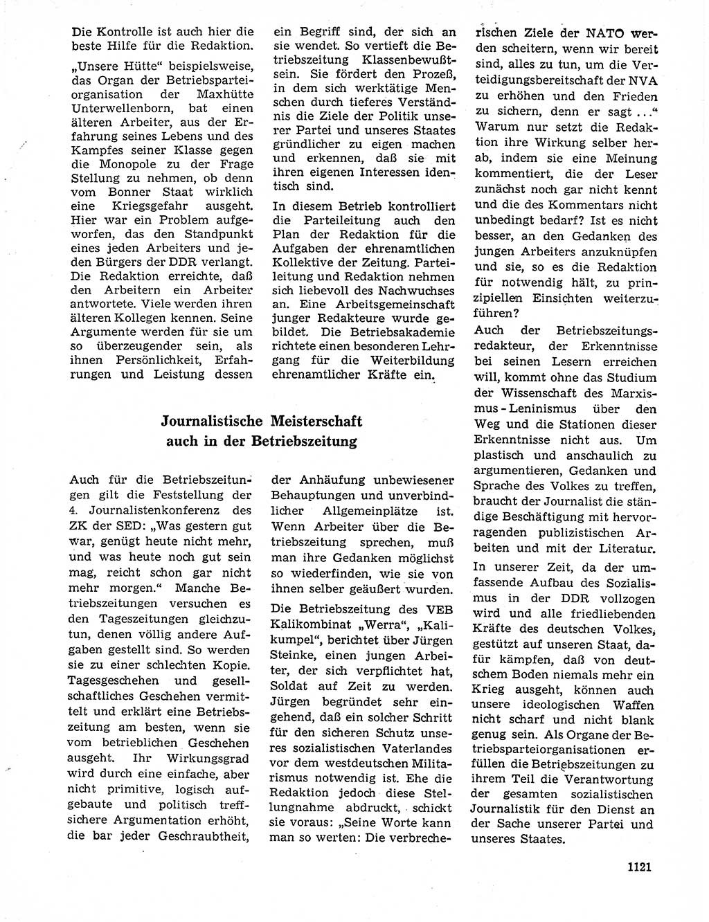 Neuer Weg (NW), Organ des Zentralkomitees (ZK) der SED (Sozialistische Einheitspartei Deutschlands) für Fragen des Parteilebens, 20. Jahrgang [Deutsche Demokratische Republik (DDR)] 1965, Seite 1105 (NW ZK SED DDR 1965, S. 1105)