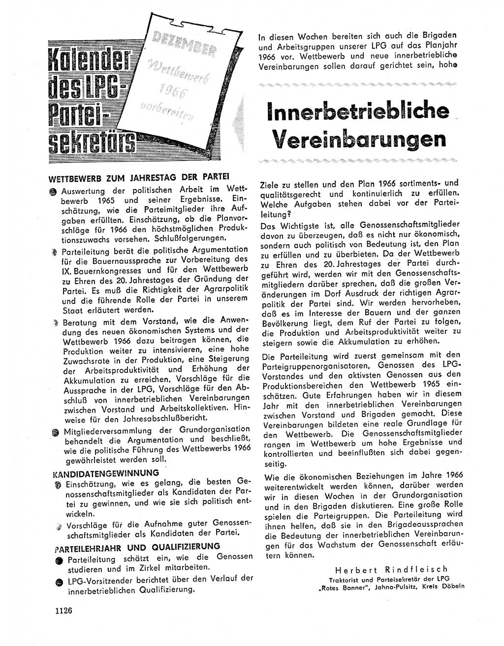 Neuer Weg (NW), Organ des Zentralkomitees (ZK) der SED (Sozialistische Einheitspartei Deutschlands) für Fragen des Parteilebens, 20. Jahrgang [Deutsche Demokratische Republik (DDR)] 1965, Seite 1110 (NW ZK SED DDR 1965, S. 1110)