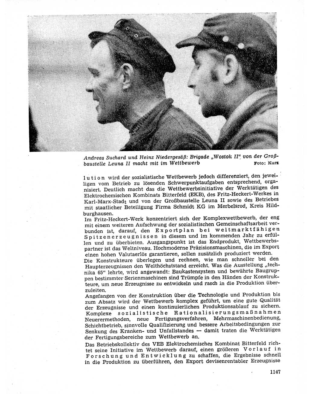 Neuer Weg (NW), Organ des Zentralkomitees (ZK) der SED (Sozialistische Einheitspartei Deutschlands) für Fragen des Parteilebens, 20. Jahrgang [Deutsche Demokratische Republik (DDR)] 1965, Seite 1131 (NW ZK SED DDR 1965, S. 1131)