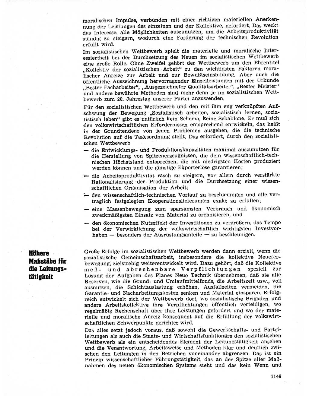Neuer Weg (NW), Organ des Zentralkomitees (ZK) der SED (Sozialistische Einheitspartei Deutschlands) für Fragen des Parteilebens, 20. Jahrgang [Deutsche Demokratische Republik (DDR)] 1965, Seite 1133 (NW ZK SED DDR 1965, S. 1133)