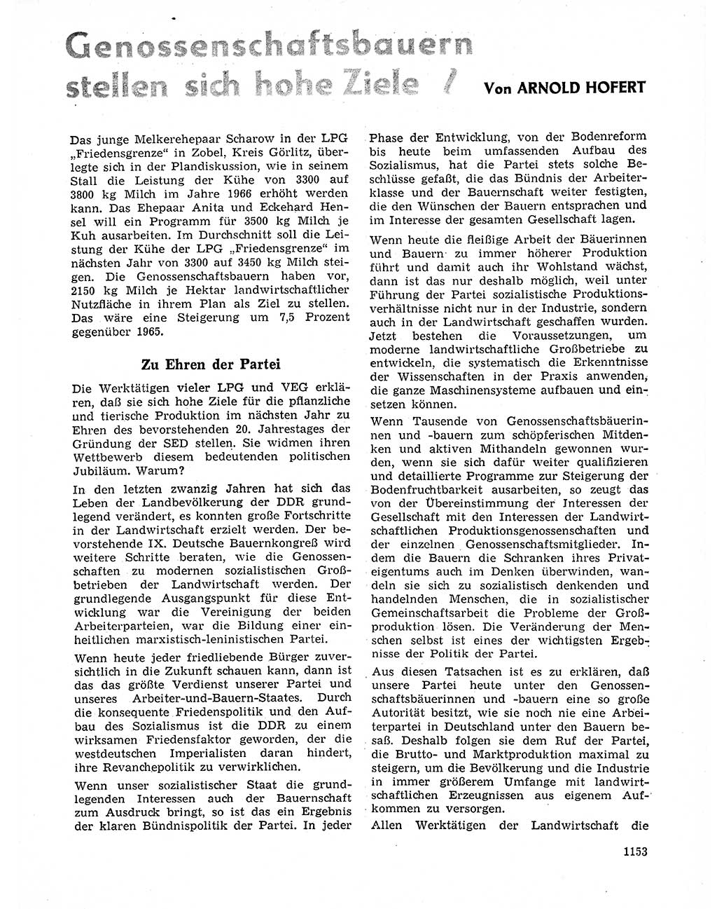 Neuer Weg (NW), Organ des Zentralkomitees (ZK) der SED (Sozialistische Einheitspartei Deutschlands) für Fragen des Parteilebens, 20. Jahrgang [Deutsche Demokratische Republik (DDR)] 1965, Seite 1137 (NW ZK SED DDR 1965, S. 1137)
