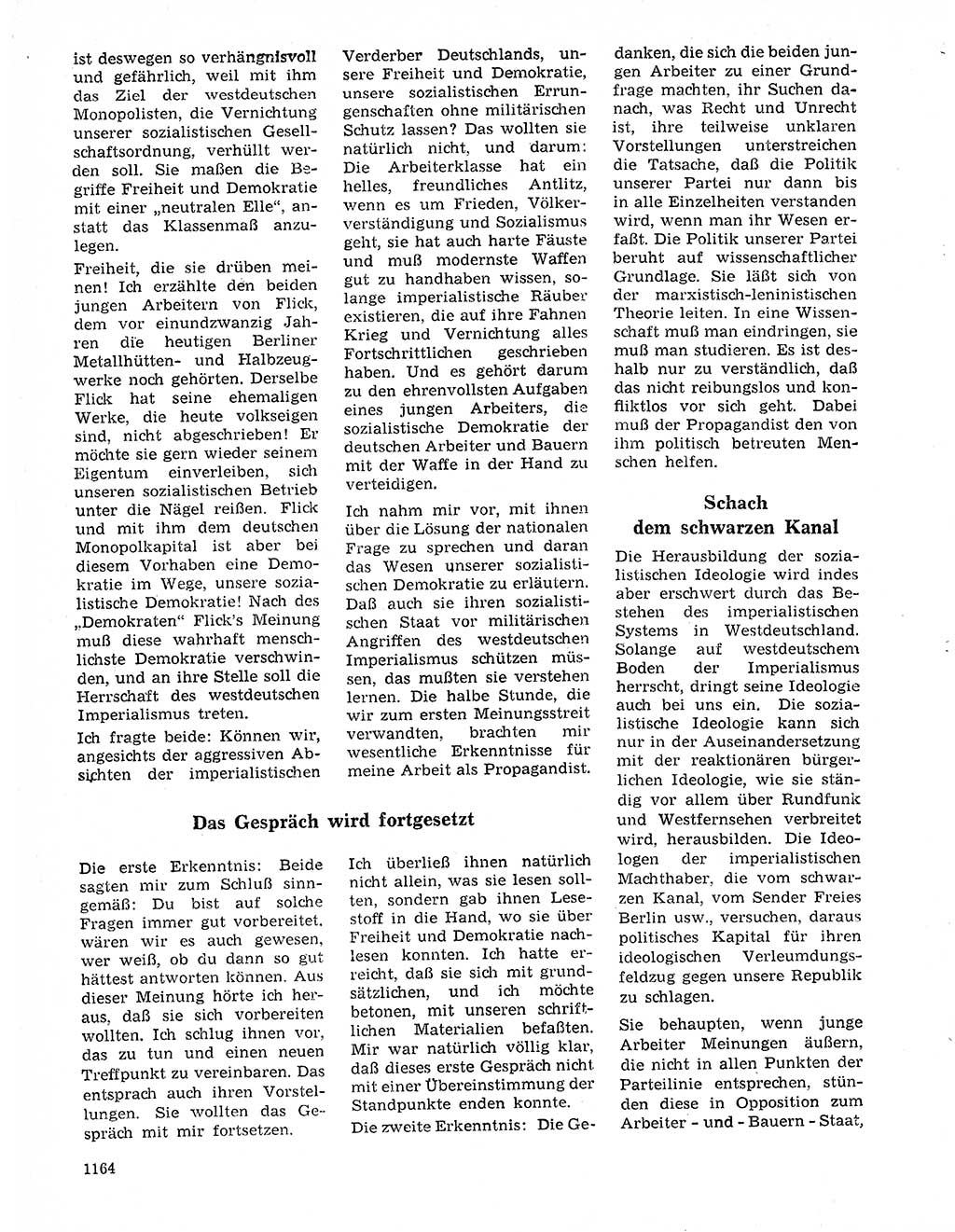 Neuer Weg (NW), Organ des Zentralkomitees (ZK) der SED (Sozialistische Einheitspartei Deutschlands) für Fragen des Parteilebens, 20. Jahrgang [Deutsche Demokratische Republik (DDR)] 1965, Seite 1148 (NW ZK SED DDR 1965, S. 1148)