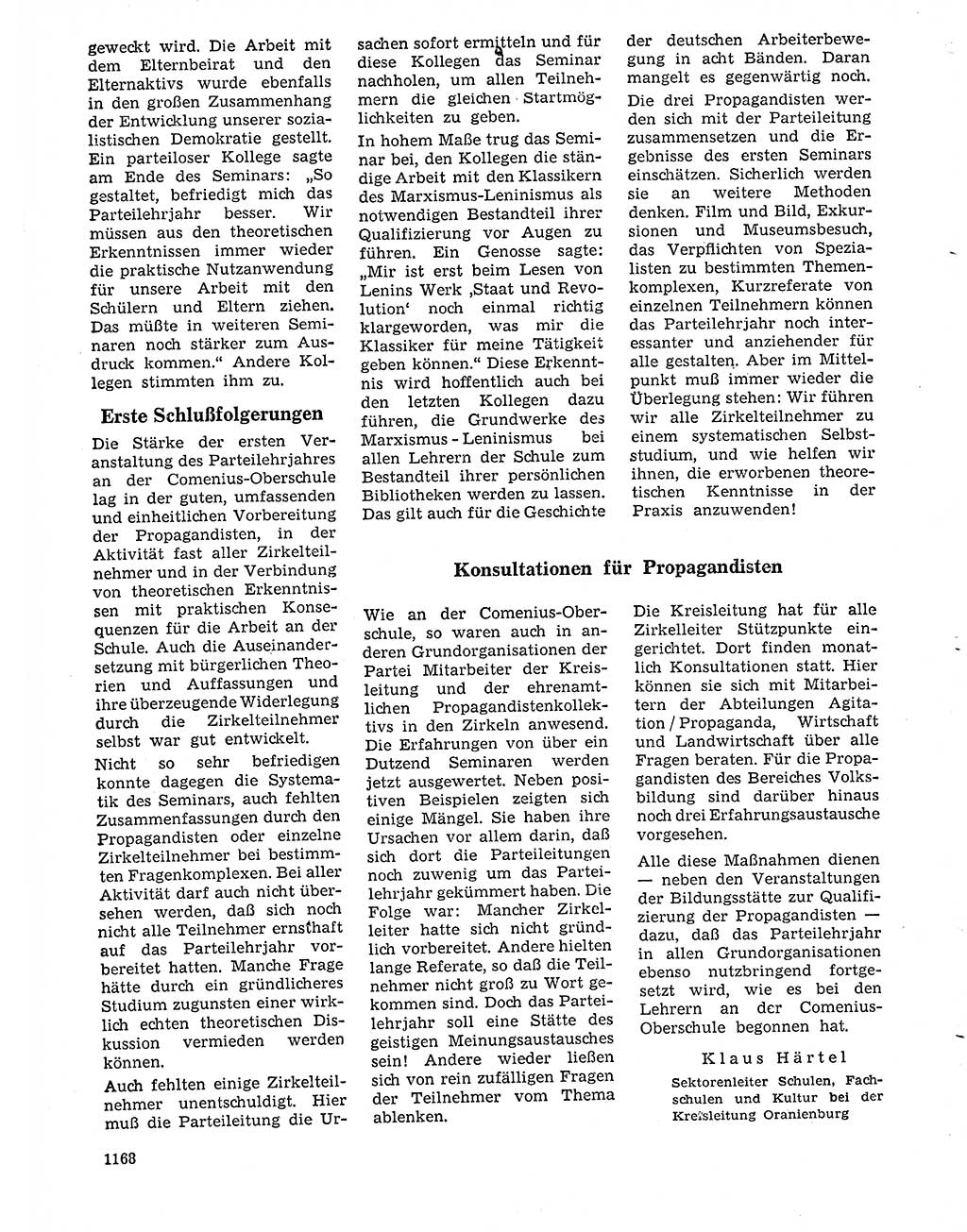 Neuer Weg (NW), Organ des Zentralkomitees (ZK) der SED (Sozialistische Einheitspartei Deutschlands) für Fragen des Parteilebens, 20. Jahrgang [Deutsche Demokratische Republik (DDR)] 1965, Seite 1152 (NW ZK SED DDR 1965, S. 1152)