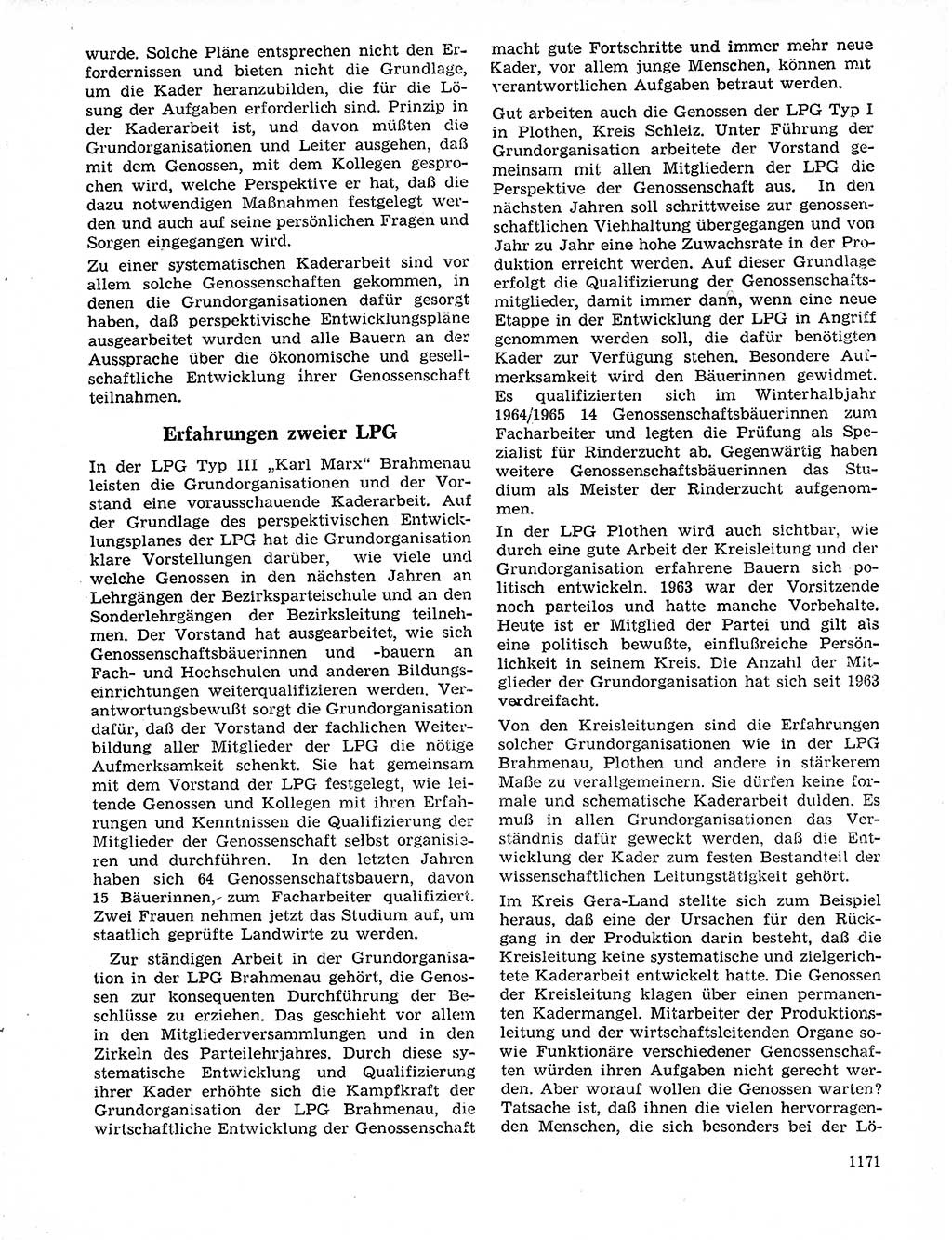 Neuer Weg (NW), Organ des Zentralkomitees (ZK) der SED (Sozialistische Einheitspartei Deutschlands) für Fragen des Parteilebens, 20. Jahrgang [Deutsche Demokratische Republik (DDR)] 1965, Seite 1155 (NW ZK SED DDR 1965, S. 1155)