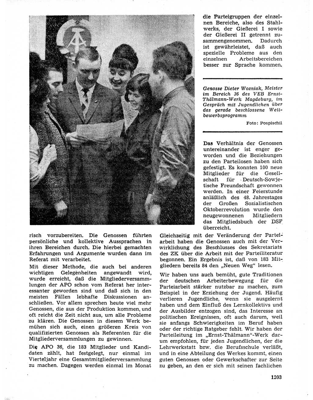 Neuer Weg (NW), Organ des Zentralkomitees (ZK) der SED (Sozialistische Einheitspartei Deutschlands) für Fragen des Parteilebens, 20. Jahrgang [Deutsche Demokratische Republik (DDR)] 1965, Seite 1187 (NW ZK SED DDR 1965, S. 1187)