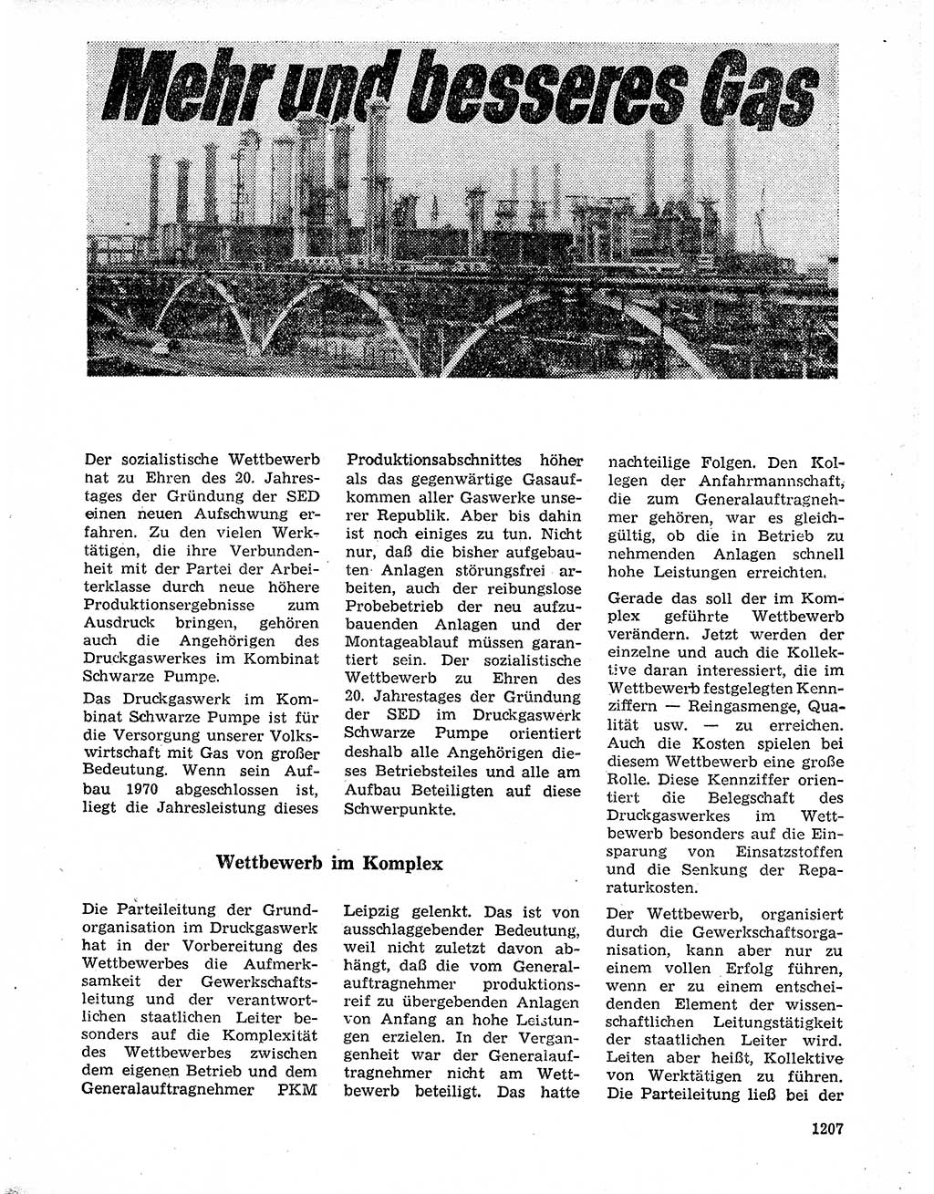 Neuer Weg (NW), Organ des Zentralkomitees (ZK) der SED (Sozialistische Einheitspartei Deutschlands) für Fragen des Parteilebens, 20. Jahrgang [Deutsche Demokratische Republik (DDR)] 1965, Seite 1191 (NW ZK SED DDR 1965, S. 1191)