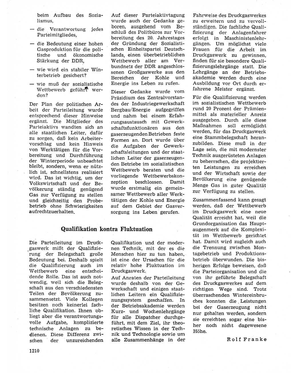 Neuer Weg (NW), Organ des Zentralkomitees (ZK) der SED (Sozialistische Einheitspartei Deutschlands) für Fragen des Parteilebens, 20. Jahrgang [Deutsche Demokratische Republik (DDR)] 1965, Seite 1194 (NW ZK SED DDR 1965, S. 1194)