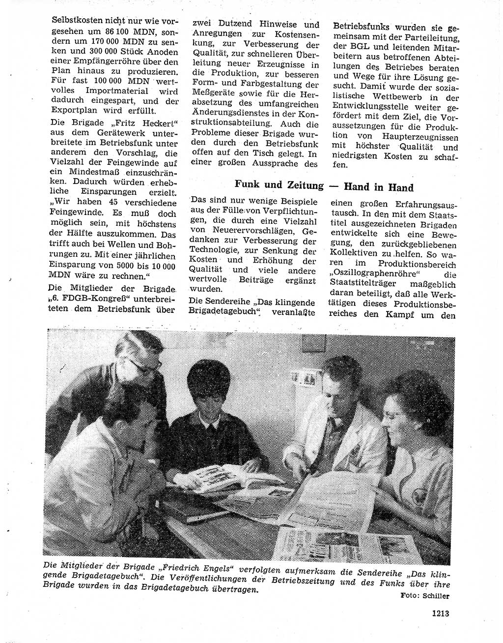 Neuer Weg (NW), Organ des Zentralkomitees (ZK) der SED (Sozialistische Einheitspartei Deutschlands) für Fragen des Parteilebens, 20. Jahrgang [Deutsche Demokratische Republik (DDR)] 1965, Seite 1197 (NW ZK SED DDR 1965, S. 1197)