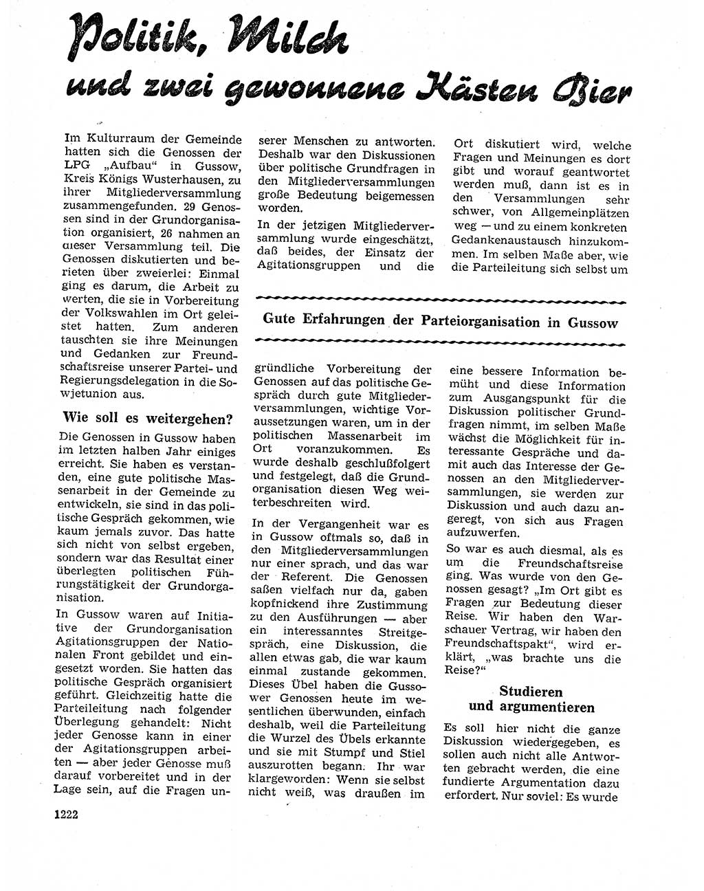 Neuer Weg (NW), Organ des Zentralkomitees (ZK) der SED (Sozialistische Einheitspartei Deutschlands) für Fragen des Parteilebens, 20. Jahrgang [Deutsche Demokratische Republik (DDR)] 1965, Seite 1206 (NW ZK SED DDR 1965, S. 1206)