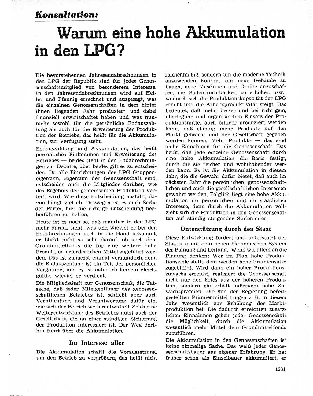 Neuer Weg (NW), Organ des Zentralkomitees (ZK) der SED (Sozialistische Einheitspartei Deutschlands) für Fragen des Parteilebens, 20. Jahrgang [Deutsche Demokratische Republik (DDR)] 1965, Seite 1215 (NW ZK SED DDR 1965, S. 1215)