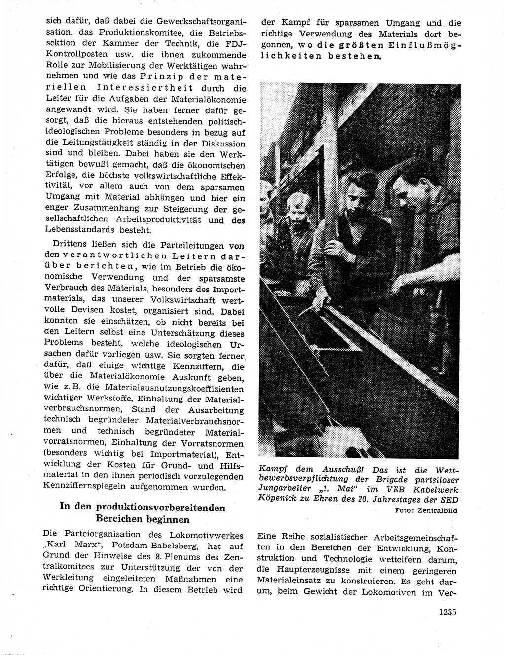 Neuer Weg (NW), Organ des Zentralkomitees (ZK) der SED (Sozialistische Einheitspartei Deutschlands) für Fragen des Parteilebens, 20. Jahrgang [Deutsche Demokratische Republik (DDR)] 1965, Seite 1219 (NW ZK SED DDR 1965, S. 1219)