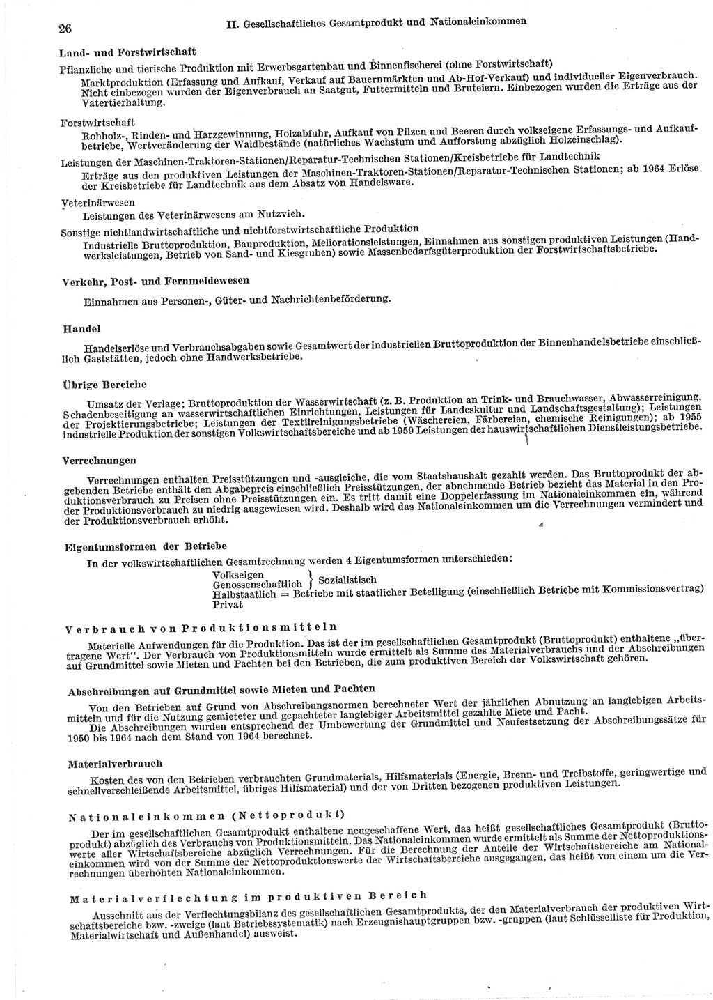 Statistisches Jahrbuch der Deutschen Demokratischen Republik (DDR) 1965, Seite 26 (Stat. Jb. DDR 1965, S. 26)