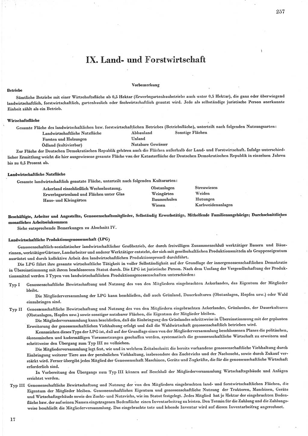 Statistisches Jahrbuch der Deutschen Demokratischen Republik (DDR) 1965, Seite 257 (Stat. Jb. DDR 1965, S. 257)