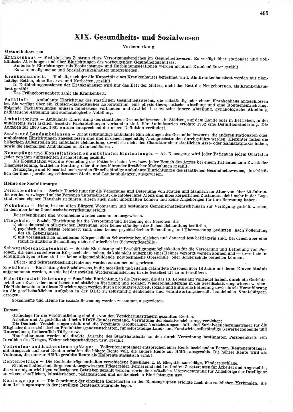 Statistisches Jahrbuch der Deutschen Demokratischen Republik (DDR) 1965, Seite 485 (Stat. Jb. DDR 1965, S. 485)