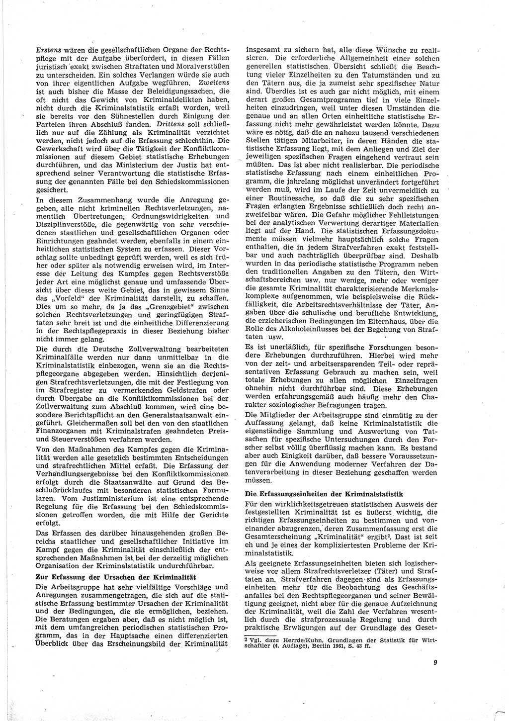 Neue Justiz (NJ), Zeitschrift für Recht und Rechtswissenschaft [Deutsche Demokratische Republik (DDR)], 19. Jahrgang 1965, Seite 9 (NJ DDR 1965, S. 9)
