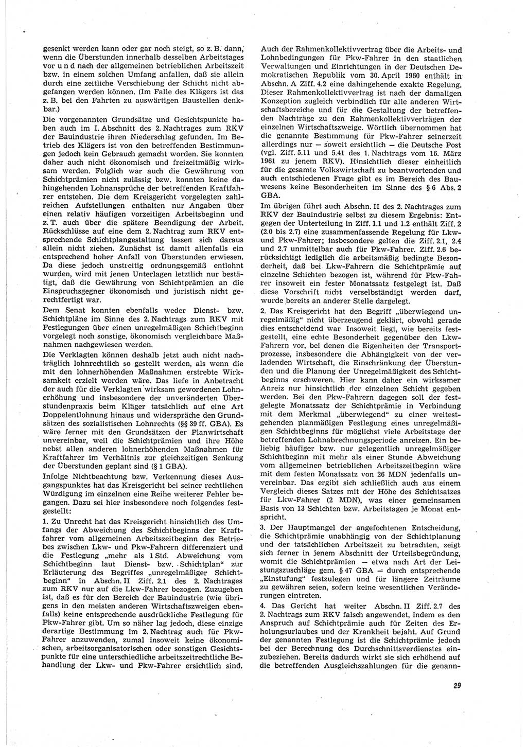 Neue Justiz (NJ), Zeitschrift für Recht und Rechtswissenschaft [Deutsche Demokratische Republik (DDR)], 19. Jahrgang 1965, Seite 29 (NJ DDR 1965, S. 29)
