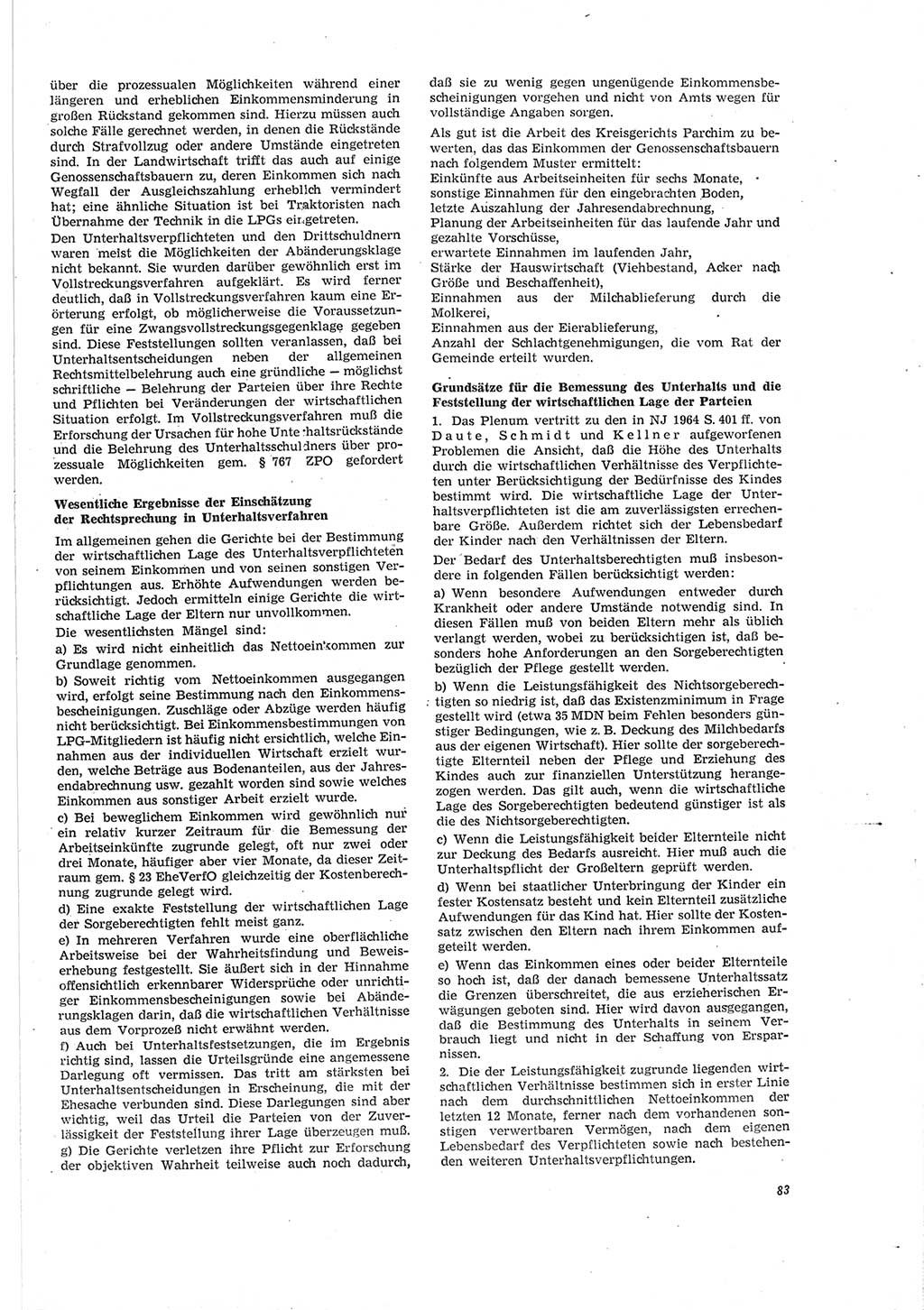 Neue Justiz (NJ), Zeitschrift für Recht und Rechtswissenschaft [Deutsche Demokratische Republik (DDR)], 19. Jahrgang 1965, Seite 83 (NJ DDR 1965, S. 83)