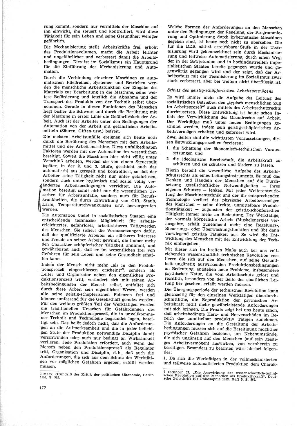 Neue Justiz (NJ), Zeitschrift für Recht und Rechtswissenschaft [Deutsche Demokratische Republik (DDR)], 19. Jahrgang 1965, Seite 130 (NJ DDR 1965, S. 130)