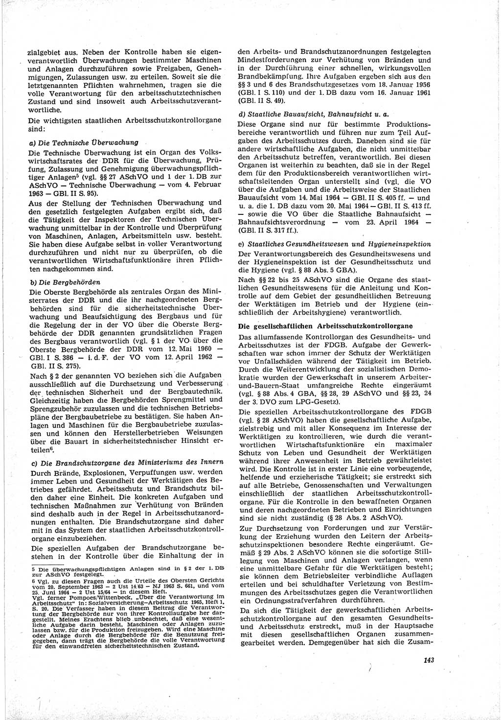 Neue Justiz (NJ), Zeitschrift für Recht und Rechtswissenschaft [Deutsche Demokratische Republik (DDR)], 19. Jahrgang 1965, Seite 143 (NJ DDR 1965, S. 143)