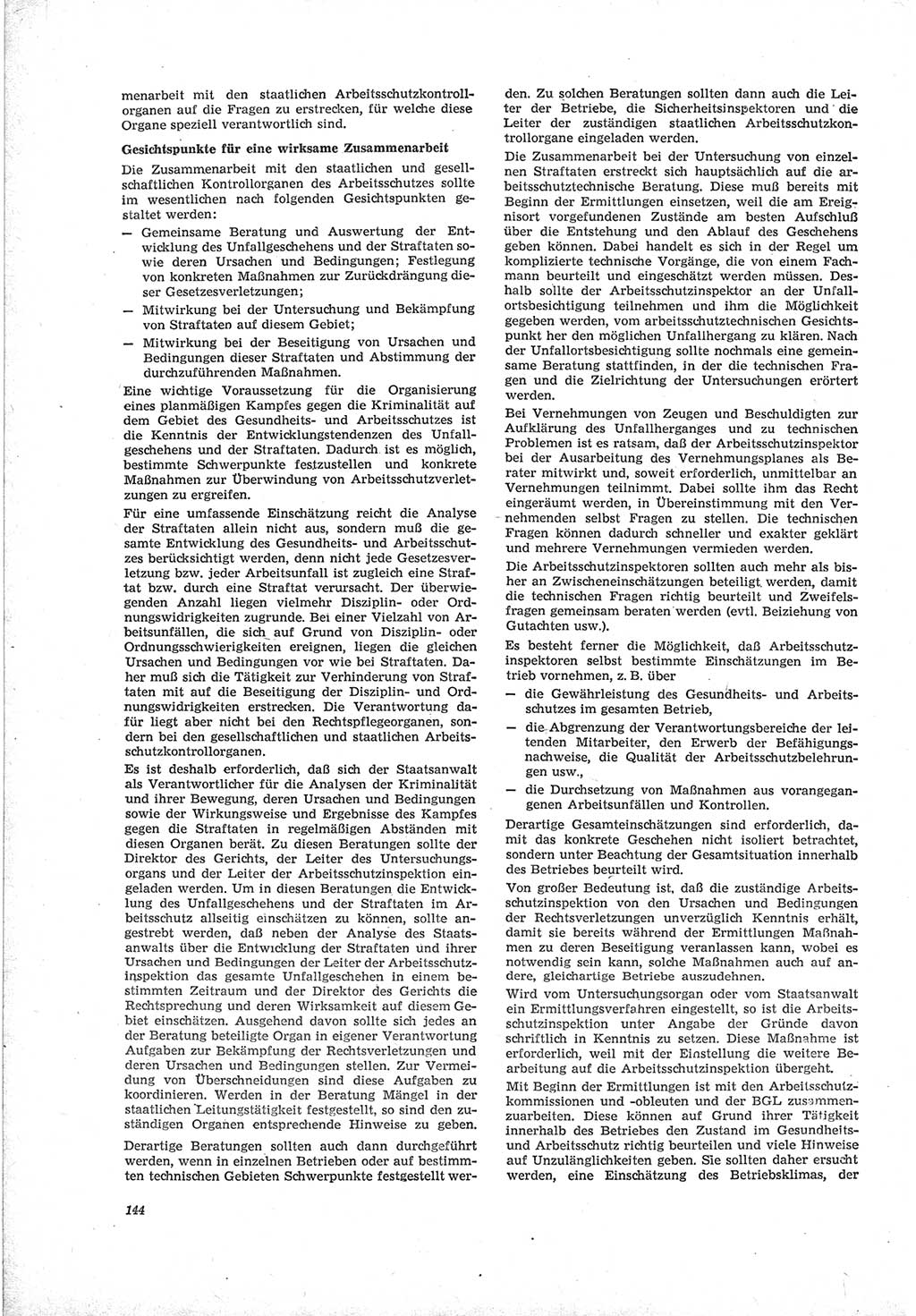 Neue Justiz (NJ), Zeitschrift für Recht und Rechtswissenschaft [Deutsche Demokratische Republik (DDR)], 19. Jahrgang 1965, Seite 144 (NJ DDR 1965, S. 144)