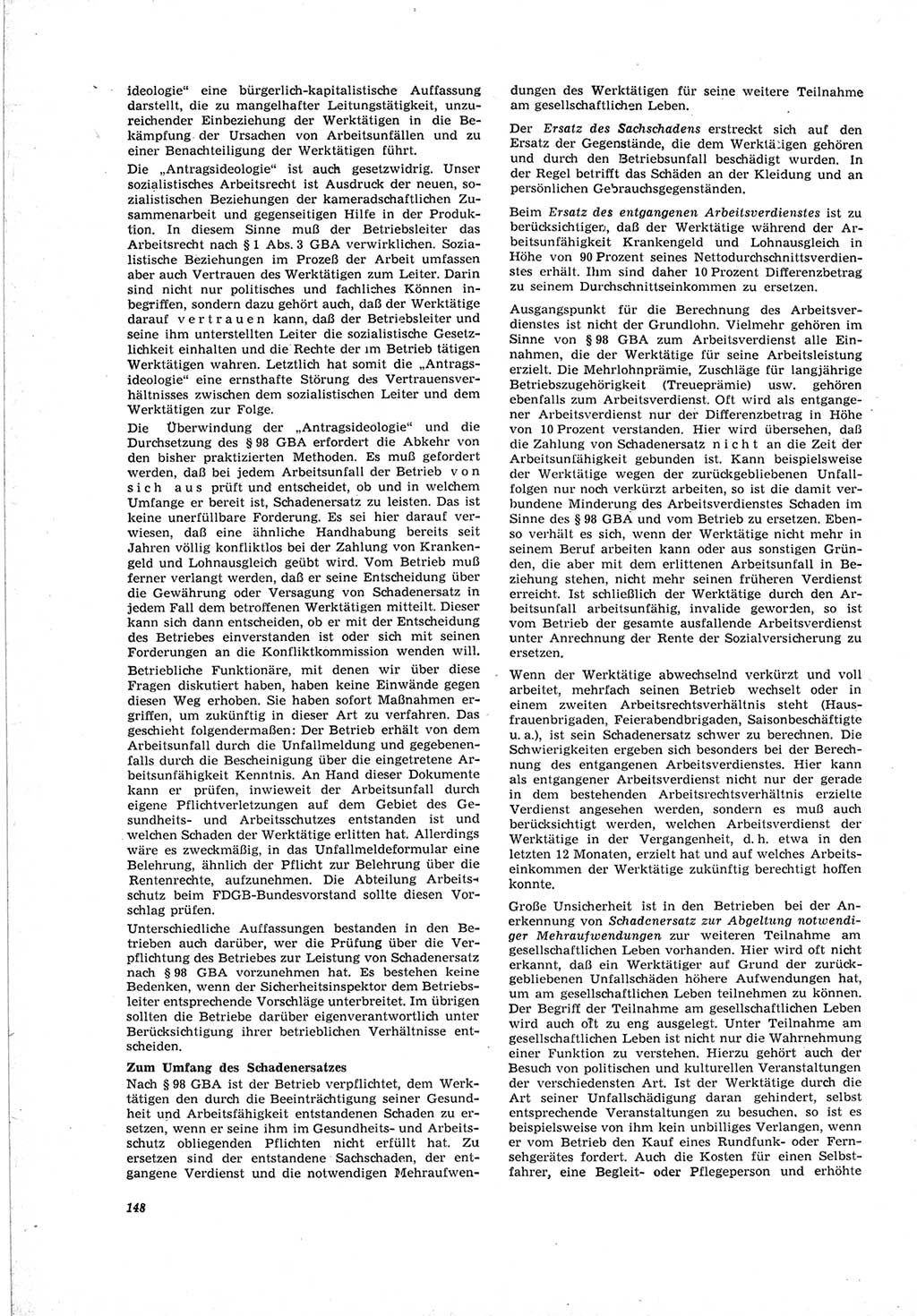 Neue Justiz (NJ), Zeitschrift für Recht und Rechtswissenschaft [Deutsche Demokratische Republik (DDR)], 19. Jahrgang 1965, Seite 148 (NJ DDR 1965, S. 148)