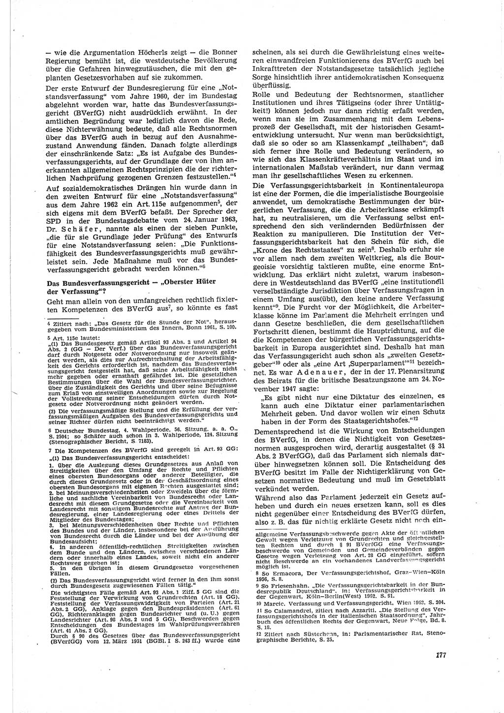 Neue Justiz (NJ), Zeitschrift für Recht und Rechtswissenschaft [Deutsche Demokratische Republik (DDR)], 19. Jahrgang 1965, Seite 177 (NJ DDR 1965, S. 177)