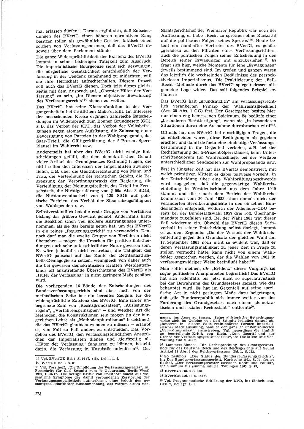 Neue Justiz (NJ), Zeitschrift für Recht und Rechtswissenschaft [Deutsche Demokratische Republik (DDR)], 19. Jahrgang 1965, Seite 178 (NJ DDR 1965, S. 178)