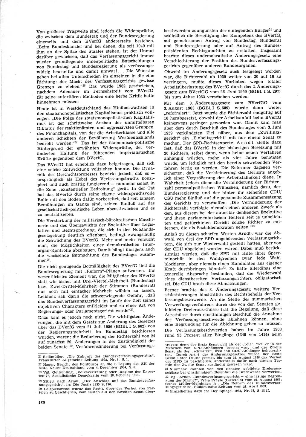 Neue Justiz (NJ), Zeitschrift für Recht und Rechtswissenschaft [Deutsche Demokratische Republik (DDR)], 19. Jahrgang 1965, Seite 180 (NJ DDR 1965, S. 180)