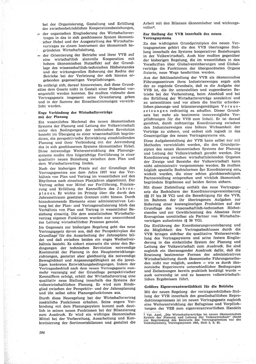 Neue Justiz (NJ), Zeitschrift für Recht und Rechtswissenschaft [Deutsche Demokratische Republik (DDR)], 19. Jahrgang 1965, Seite 194 (NJ DDR 1965, S. 194)