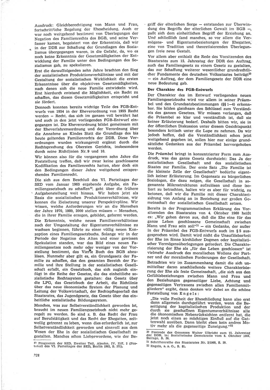 Neue Justiz (NJ), Zeitschrift für Recht und Rechtswissenschaft [Deutsche Demokratische Republik (DDR)], 19. Jahrgang 1965, Seite 228 (NJ DDR 1965, S. 228)