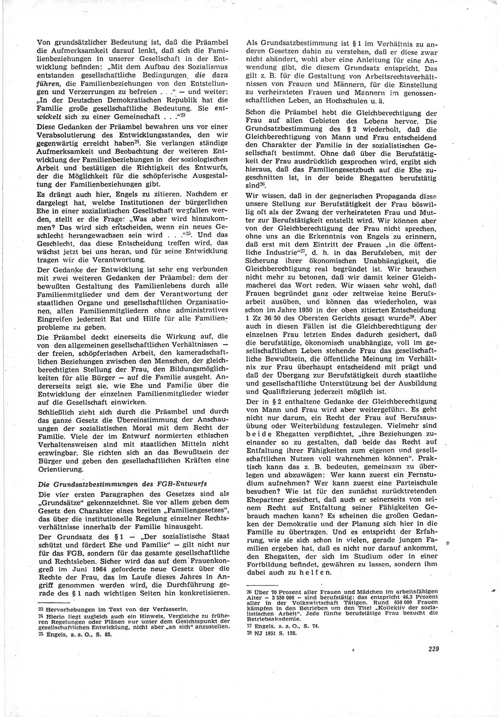 Neue Justiz (NJ), Zeitschrift für Recht und Rechtswissenschaft [Deutsche Demokratische Republik (DDR)], 19. Jahrgang 1965, Seite 229 (NJ DDR 1965, S. 229)