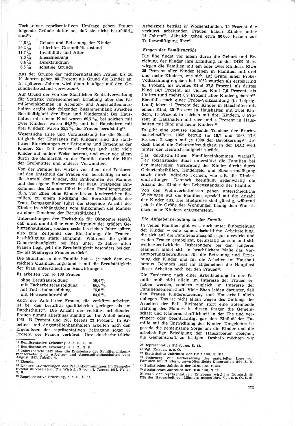 Neue Justiz (NJ), Zeitschrift für Recht und Rechtswissenschaft [Deutsche Demokratische Republik (DDR)], 19. Jahrgang 1965, Seite 233 (NJ DDR 1965, S. 233)