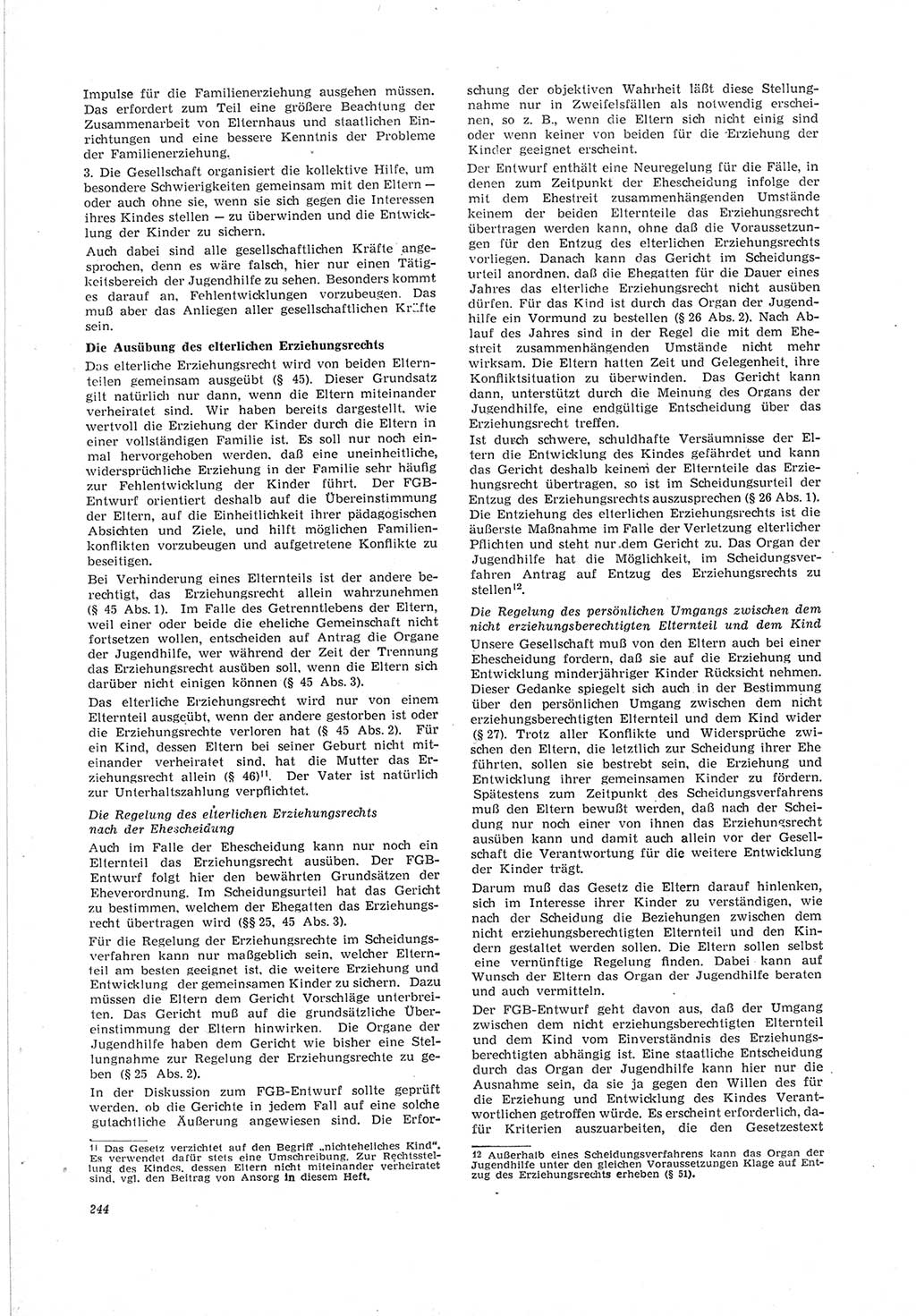 Neue Justiz (NJ), Zeitschrift für Recht und Rechtswissenschaft [Deutsche Demokratische Republik (DDR)], 19. Jahrgang 1965, Seite 244 (NJ DDR 1965, S. 244)