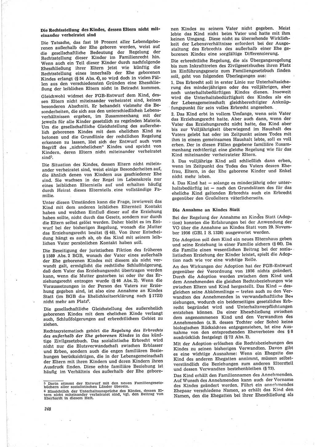 Neue Justiz (NJ), Zeitschrift für Recht und Rechtswissenschaft [Deutsche Demokratische Republik (DDR)], 19. Jahrgang 1965, Seite 248 (NJ DDR 1965, S. 248)